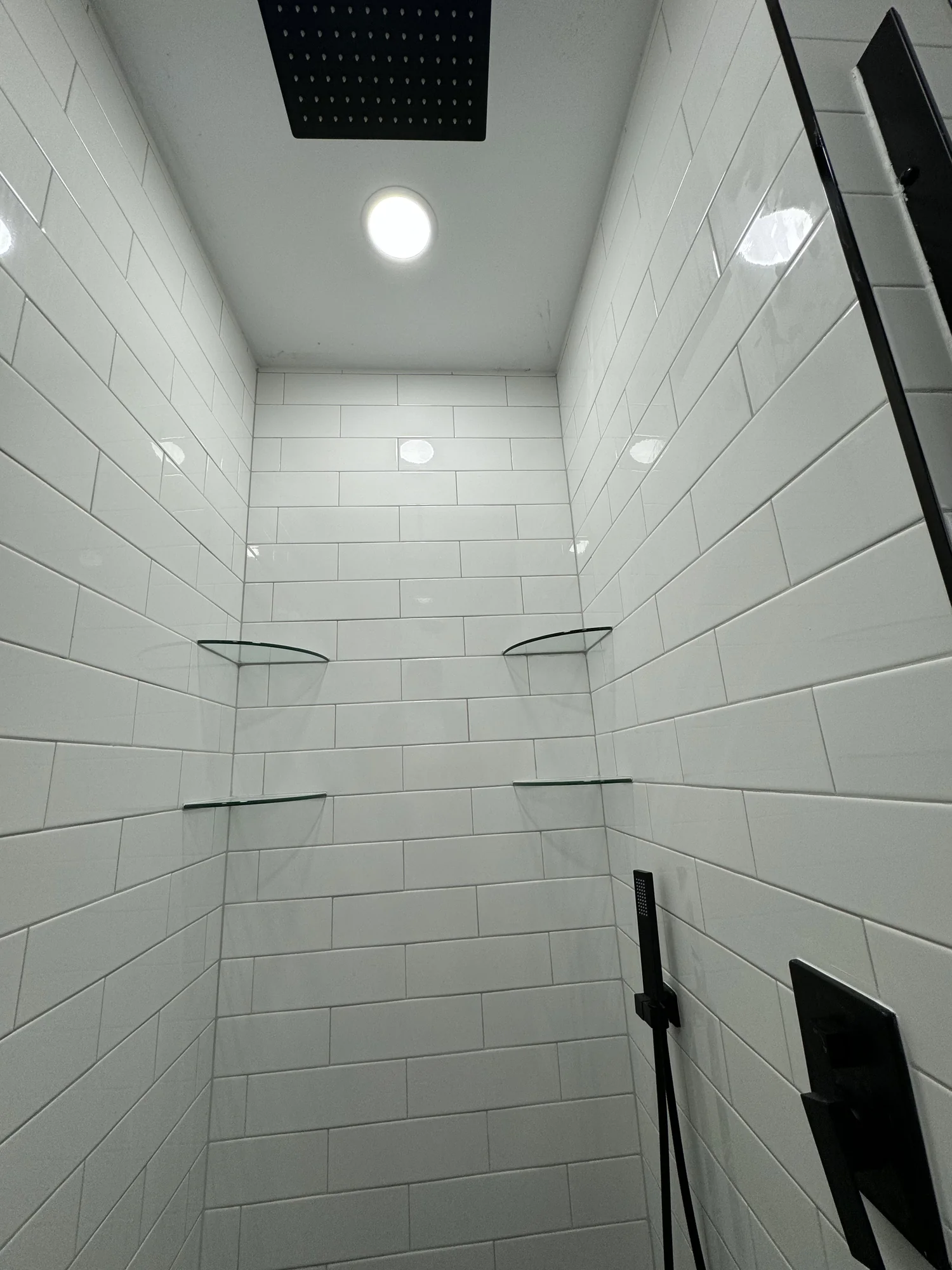 Subway-Tile Niche-Shower Bath — photo 16
