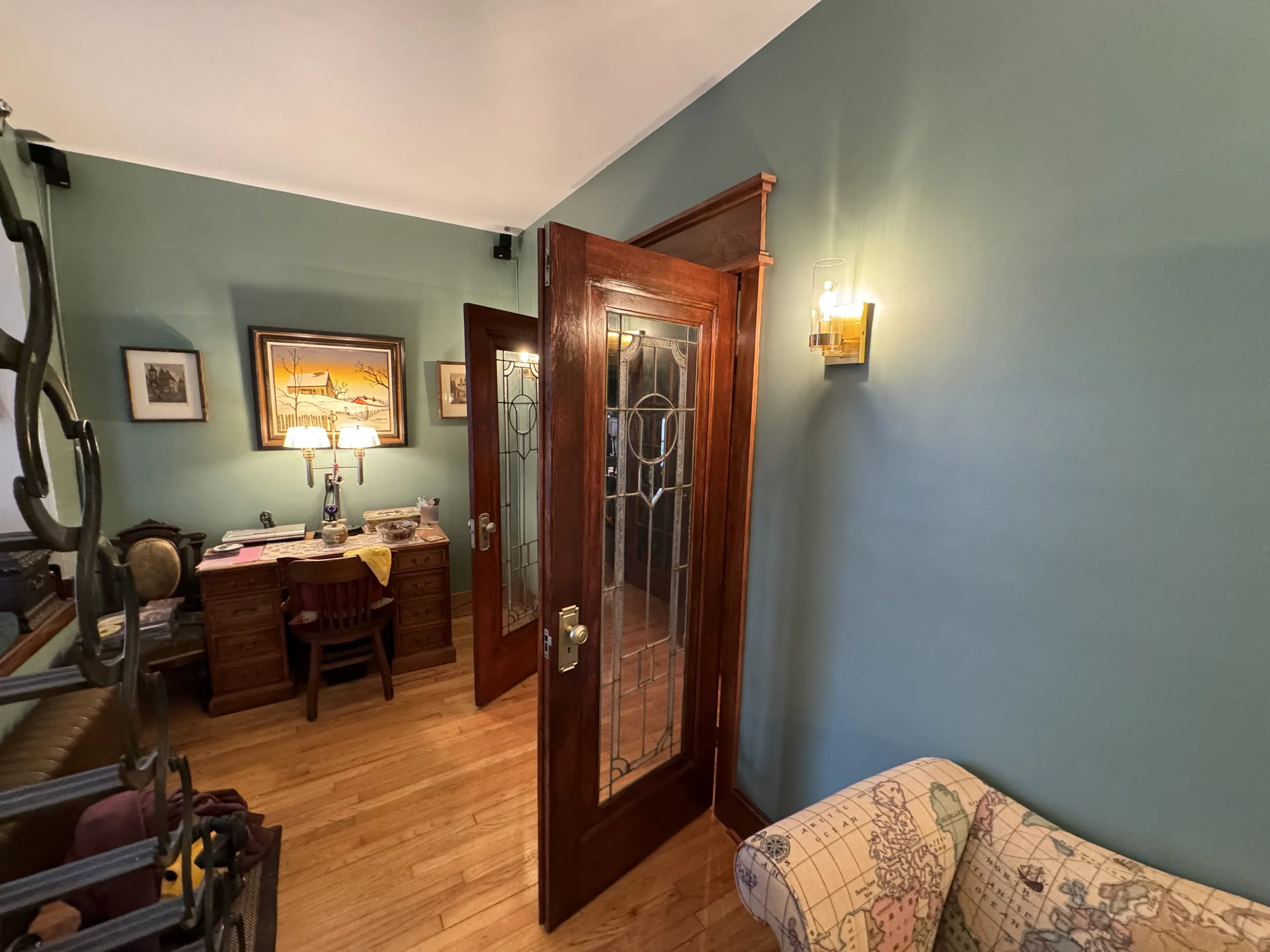 Salvaged French Door Install — photo 3