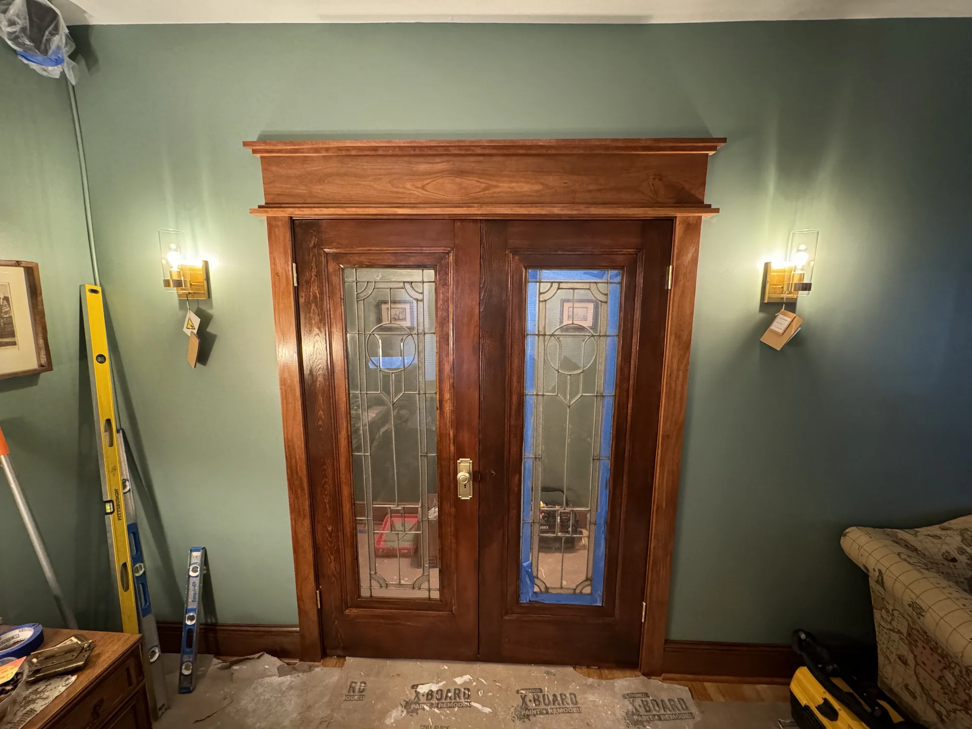 Stained-Glass Wood Doors — photo 3
