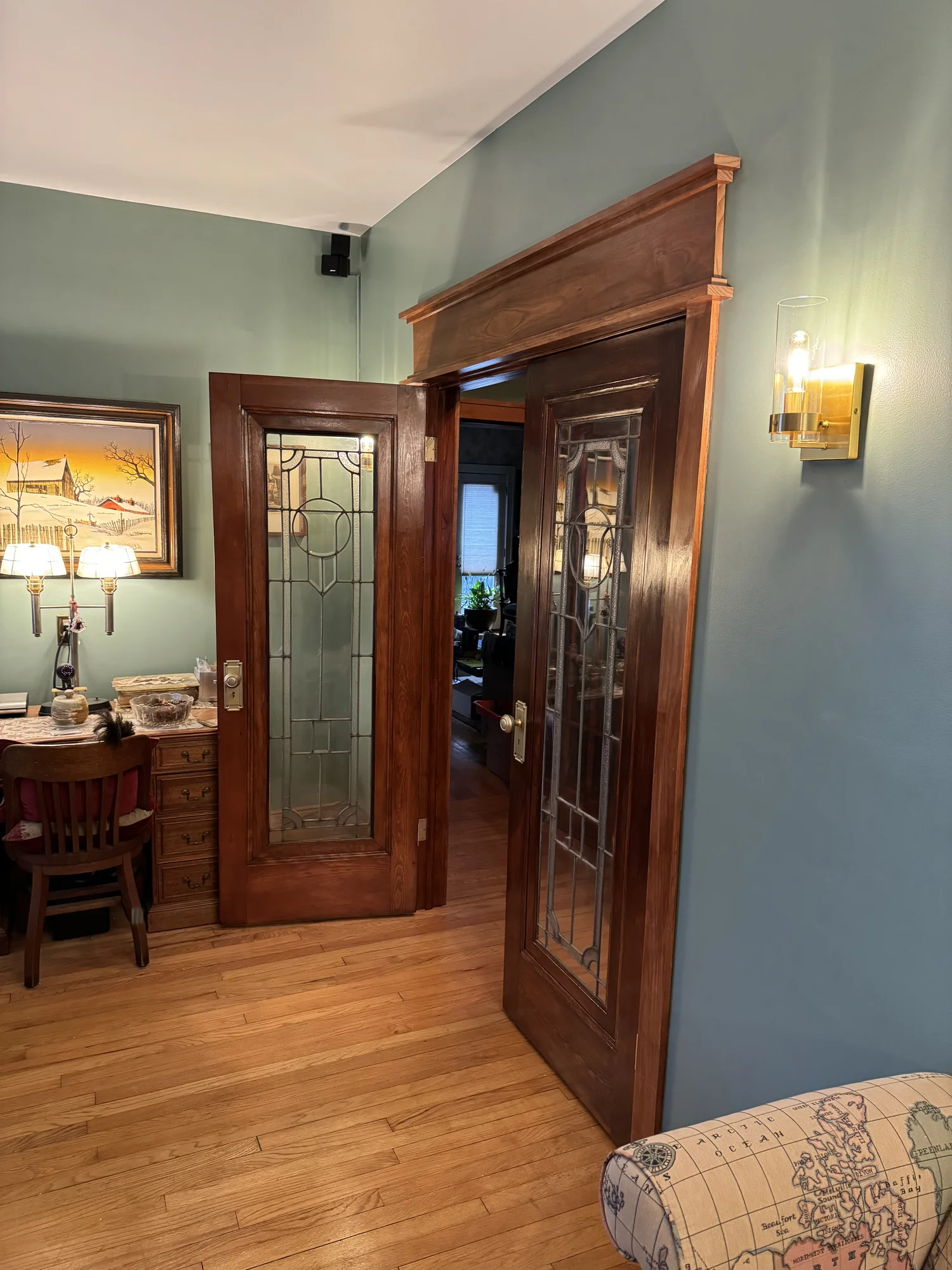 Stained-Glass Wood Doors — photo 6